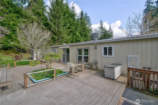 a house view with a sitting space