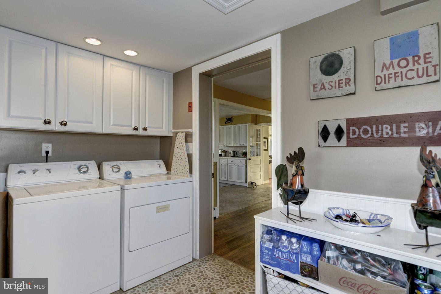 4940 Skinners Neck Road Rock Hall, MD 21661 - Photo 25 of 30 a view of utility room with washer and dryer