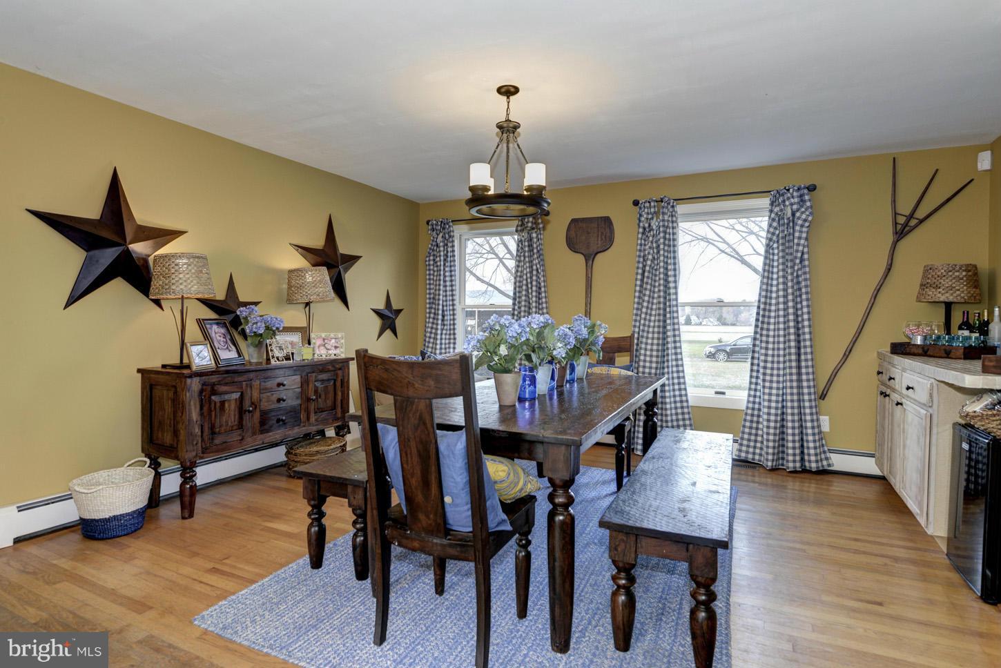 4940 Skinners Neck Road Rock Hall, MD 21661 - Photo 9 of 30 a view of a dining room with furniture window and wooden floor