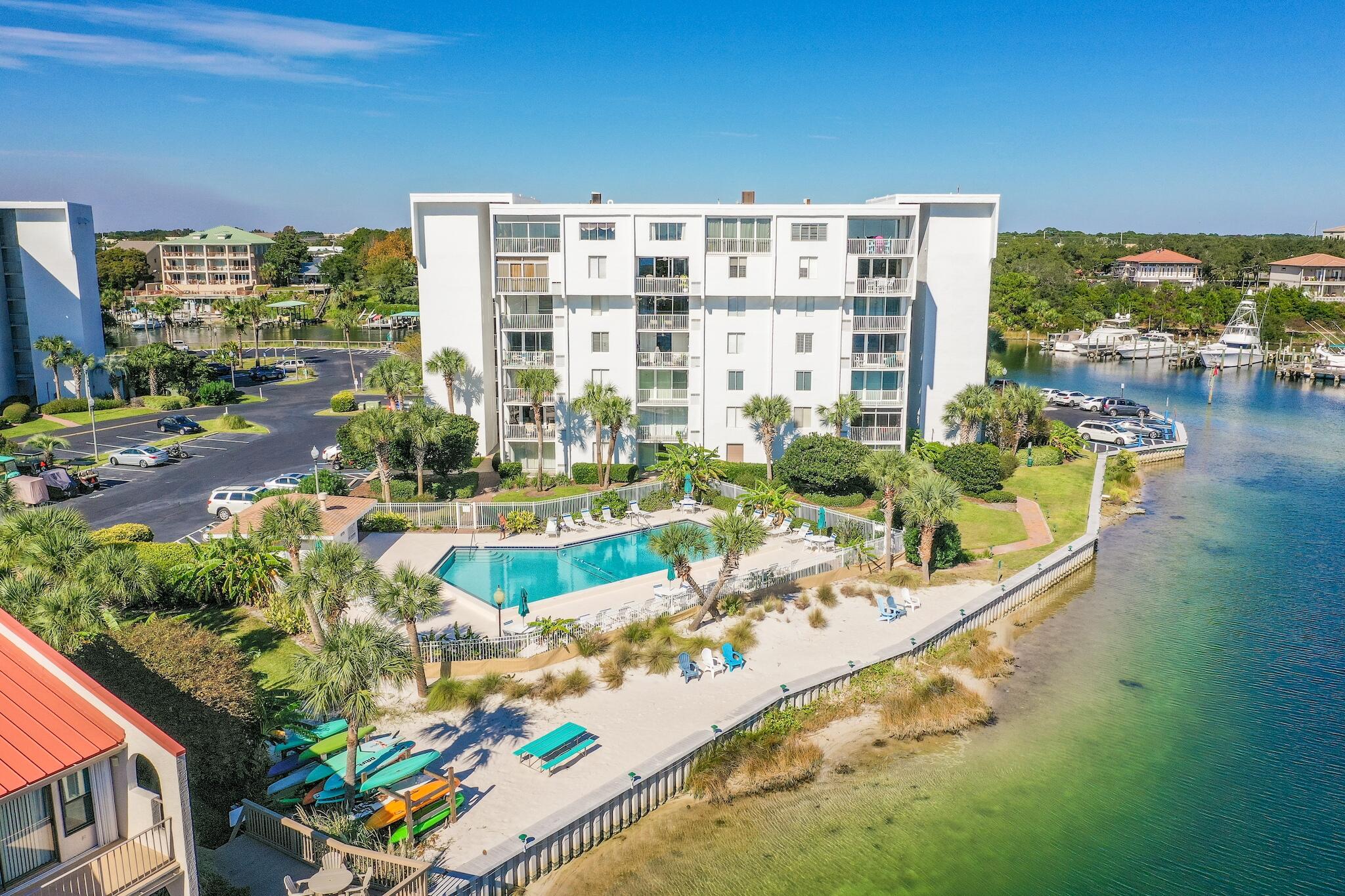30 Moreno Point Road, Unit 203C Destin, FL 32541 - Photo 38 of 42 Heated Waterfront Pool