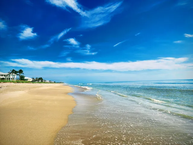 a view of an ocean and beach