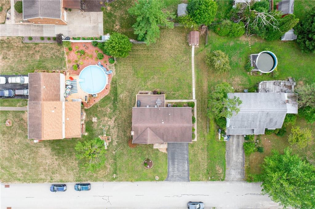 101 Edith Drive Hunker, PA 15639 - Photo 33 of 35 an aerial view of a house with a swimming pool