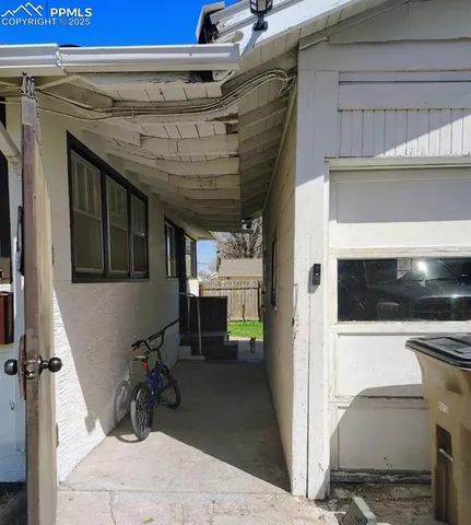 a view of storage and utility room