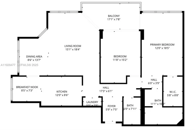 $779,000 | 1915 Brickell Avenue, Unit 1001, Miami, FL 33129