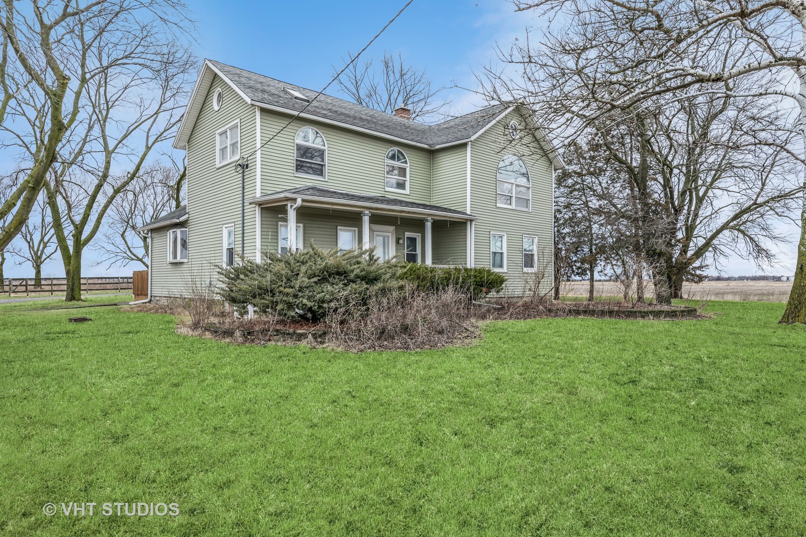 24960 South Scheer Road Monee, IL 60449 - Photo 1 of 26 a front view of house with yard and green space