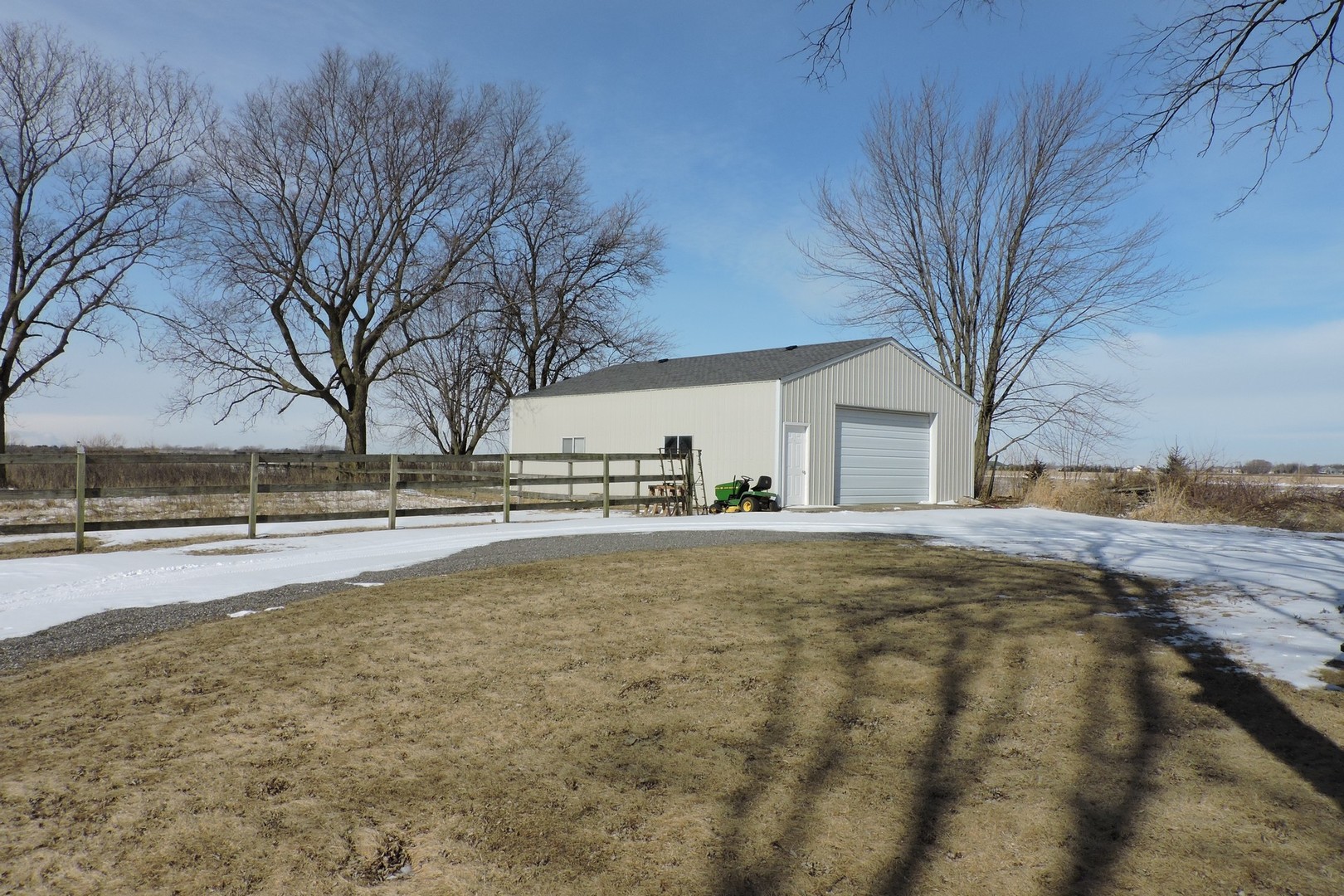 24960 South Scheer Road Monee, IL 60449 - Photo 20 of 26 a view of large yard with large trees