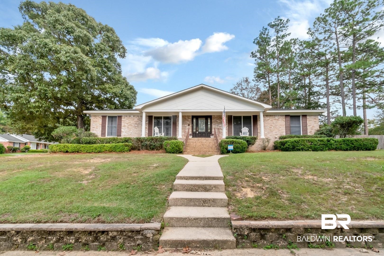 1229 West Chimney Top Drive Mobile, AL 36695 - Photo 1 of 36 View of front of property with a front lawn