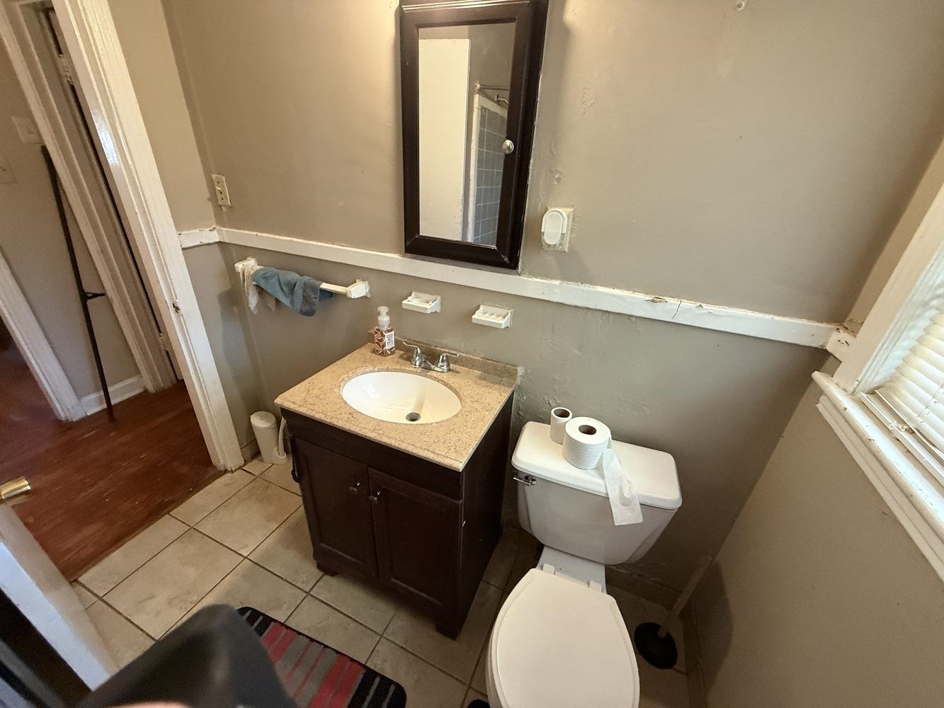1309 Semmes Street Memphis, TN 38111 - Photo 18 of 24 Half bathroom with vanity and light tile patterned floors
