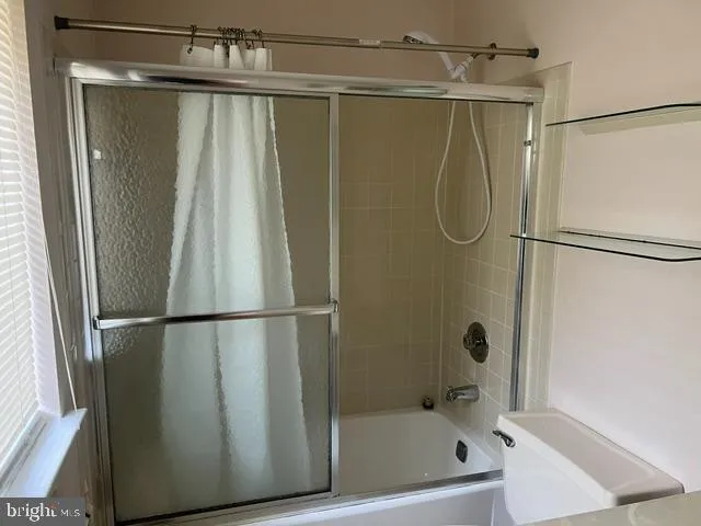 a close view of a closet