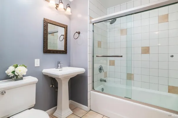 a view of small space with racks on the wall