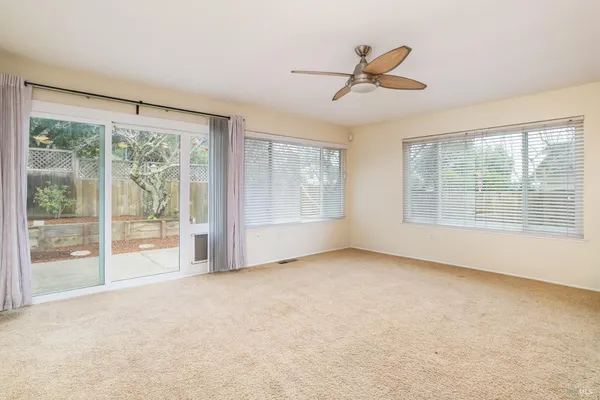 a view of a kitchen with a stove cabinets and a kitchen
