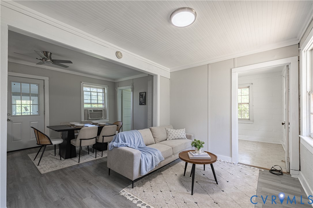 933 Pleasant Point Road Surry, VA 23883 - Photo 5 of 45 a living room with furniture wooden floor and a window