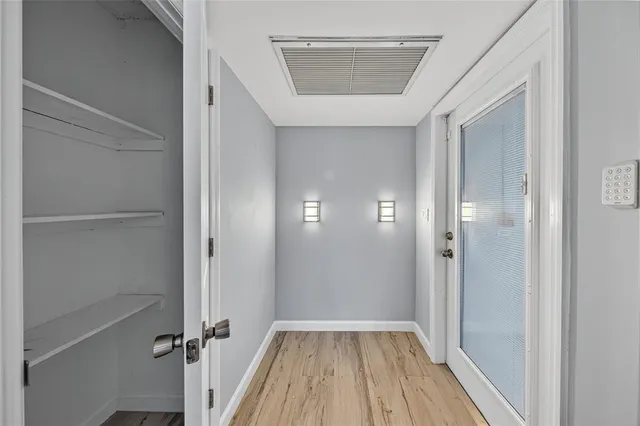 a view of a city with a lake