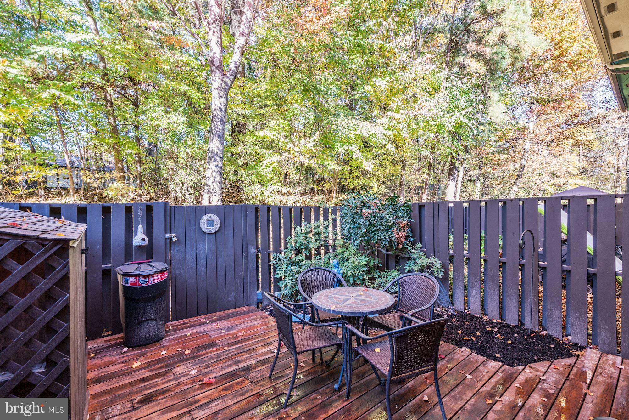 2254 Coppersmith Square Reston, VA 20191 - Photo 19 of 25 Fenced in Rear Yard Backs to Trees