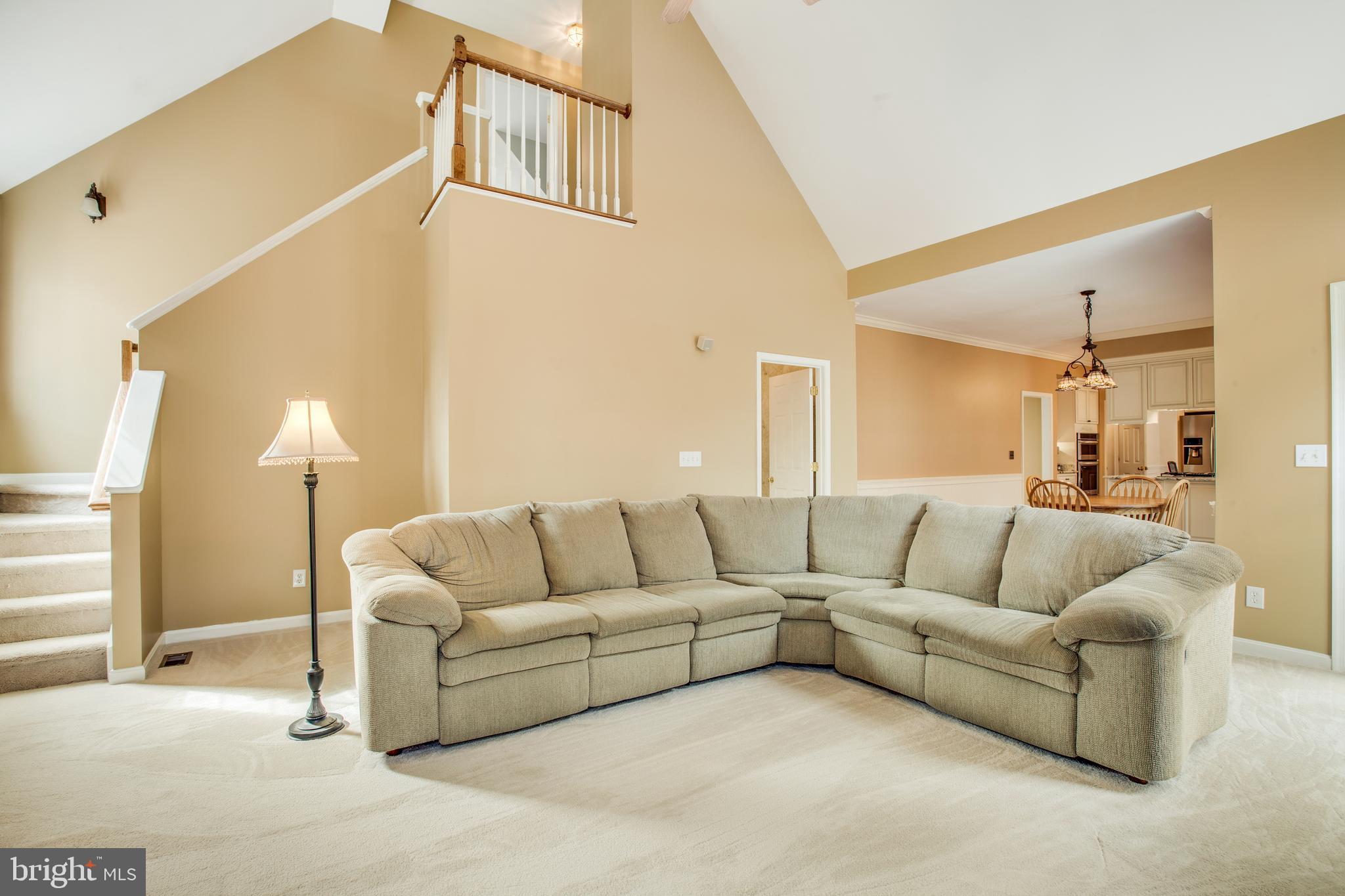 22 Ruffian Drive Stafford, VA 22556 - Photo 14 of 44 Family room with 2 story cathedral ceiling