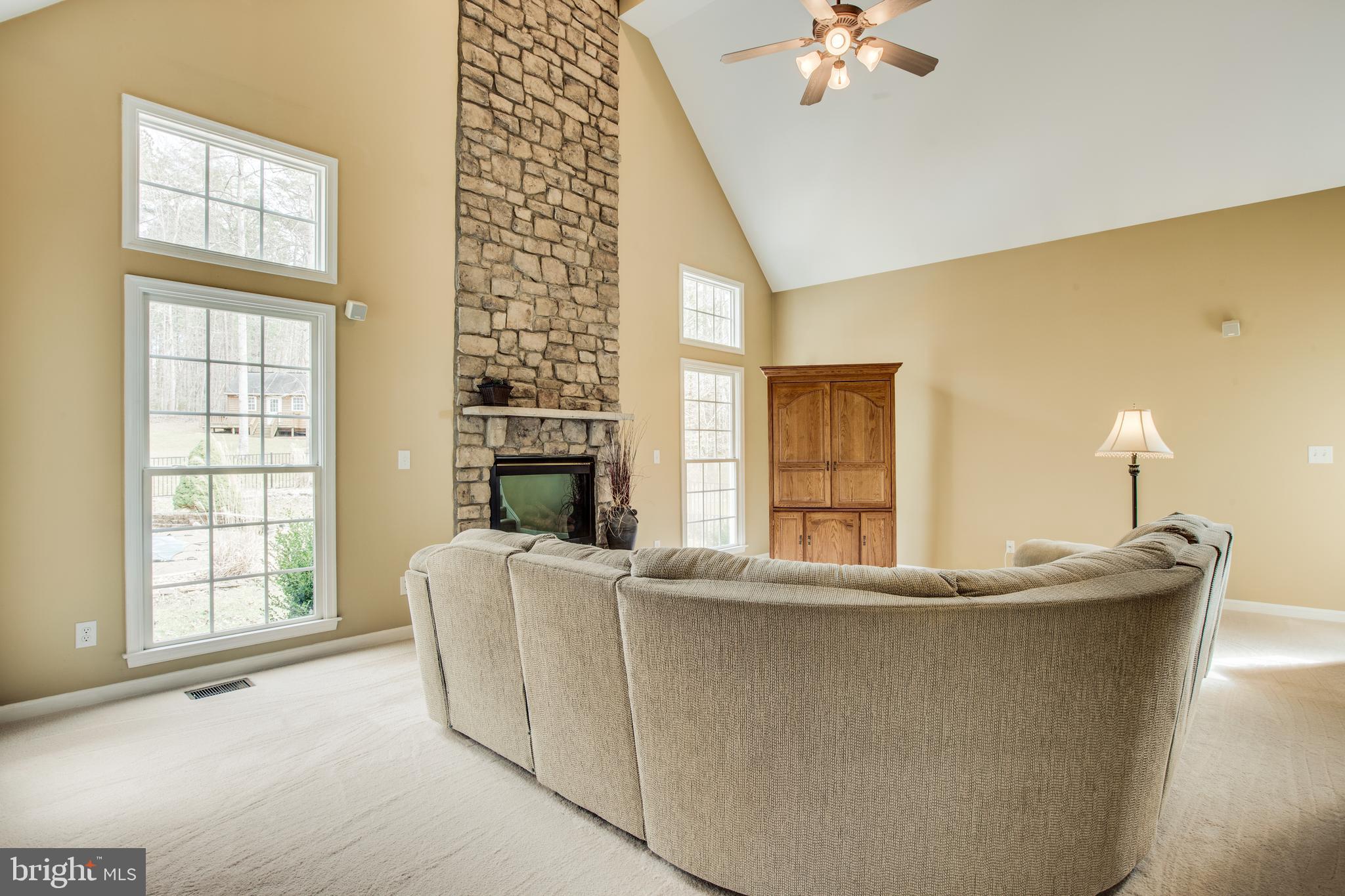 22 Ruffian Drive Stafford, VA 22556 - Photo 15 of 44 Stone hearth from floor to ceiling