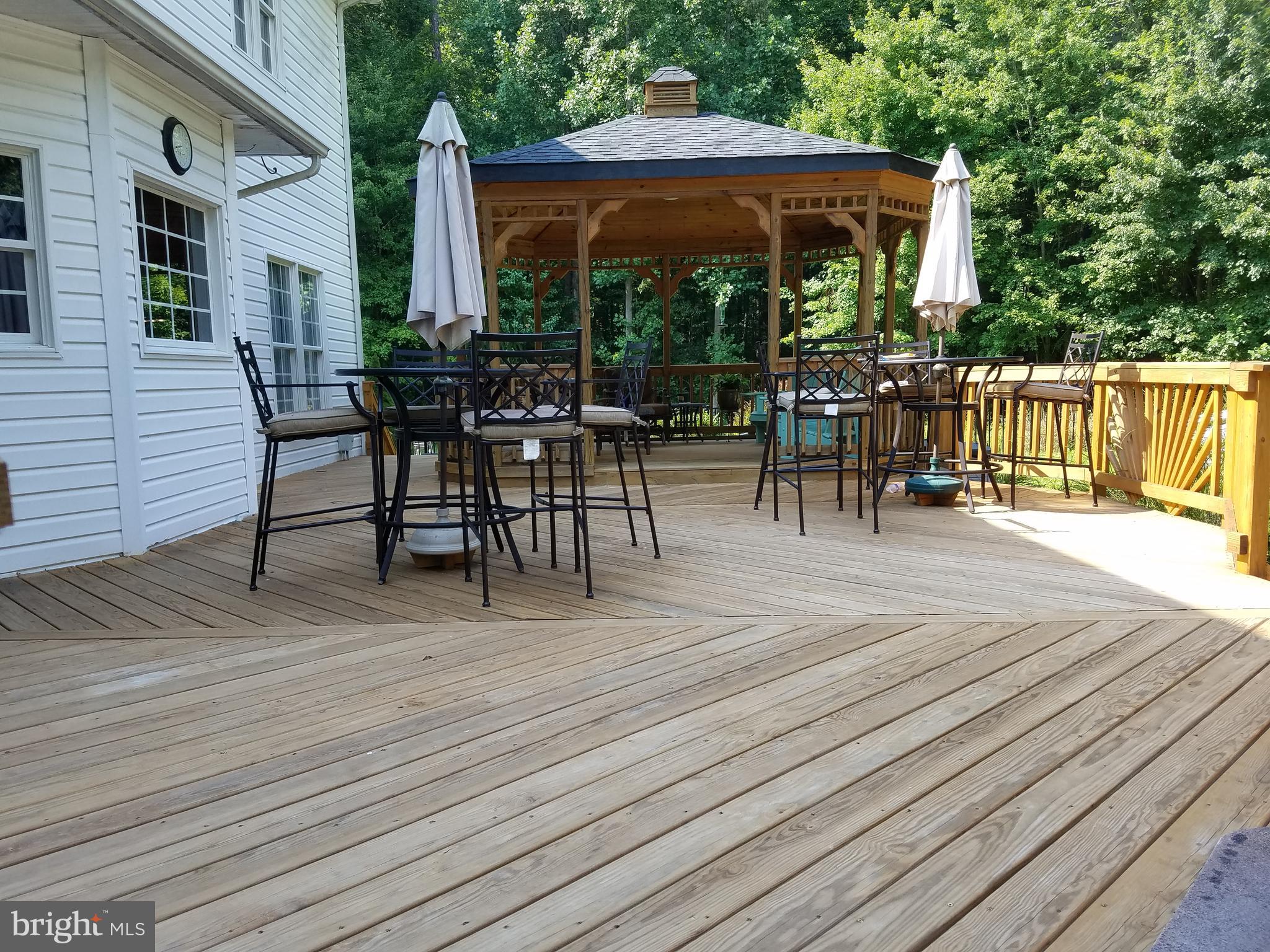 22 Ruffian Drive Stafford, VA 22556 - Photo 38 of 44 Gazebo attached to deck