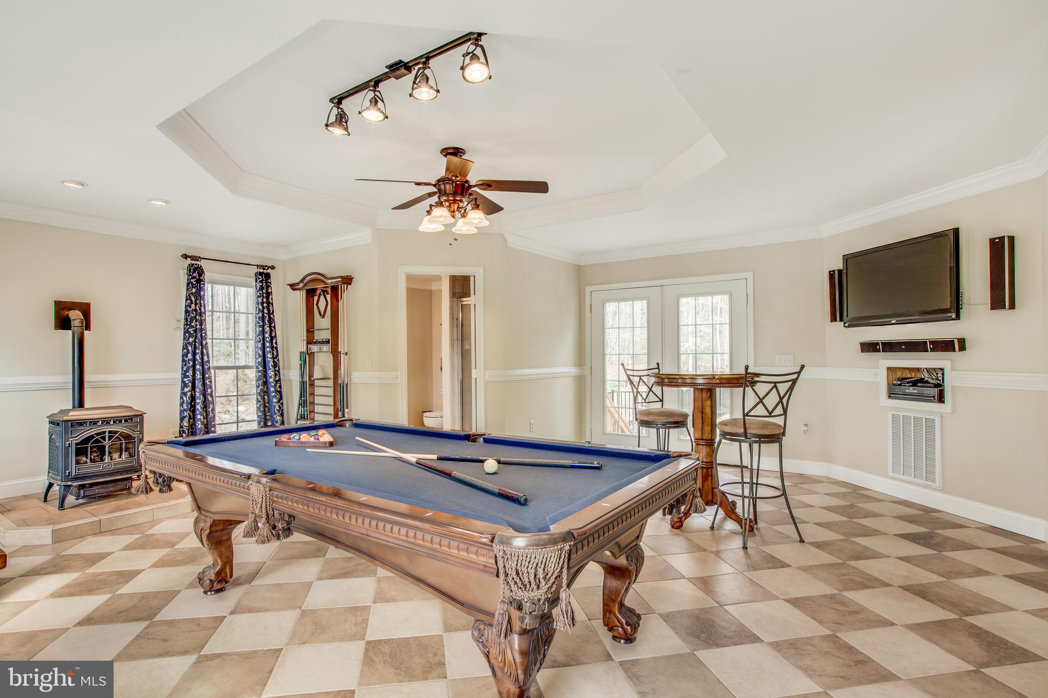 22 Ruffian Drive Stafford, VA 22556 - Photo 7 of 44 Game room with doors to pool area