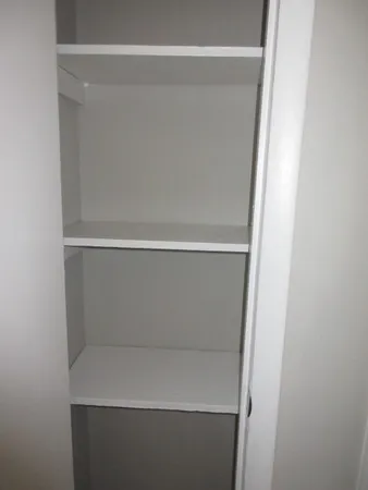 a close view of closet