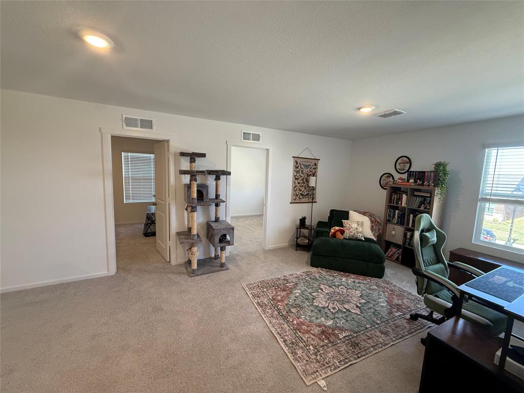 14120 Hammersmith Street Pilot Point, TX 76258 - Photo 9 of 12 a view of a livingroom with gym equipment