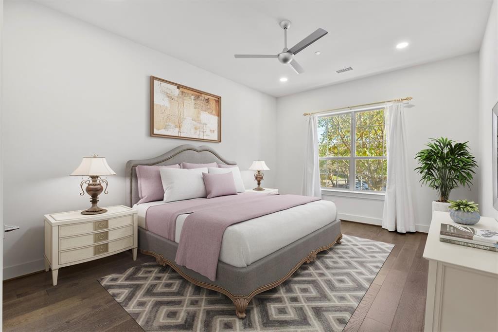 15875 Spectrum Drive, Unit 1106 Addison, TX 75001 - Photo 6 of 39 a bedroom with bed and a window