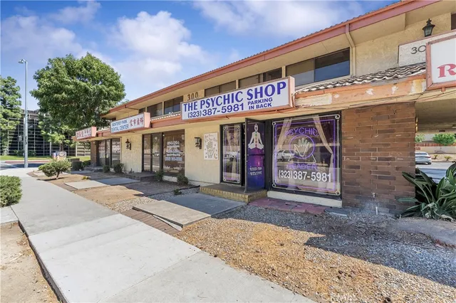 a sign on the side of a building