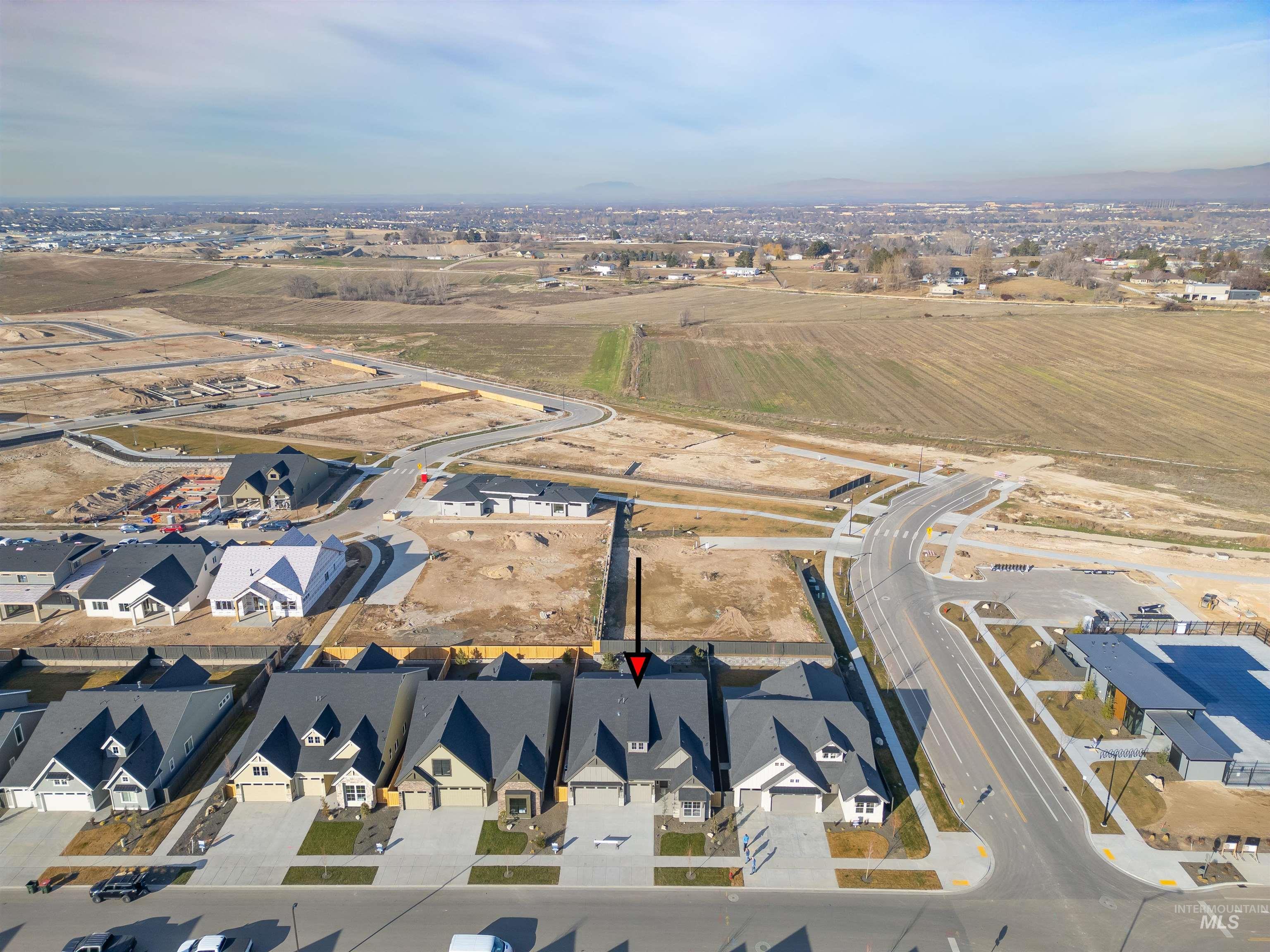 1126 East Crescendo Street Meridian, ID 83642 - Photo 43 of 48 Aerial view of sparsely populated area featuring nearby suburban area
