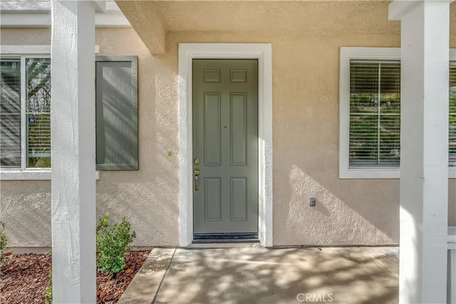 front view of a house with a window