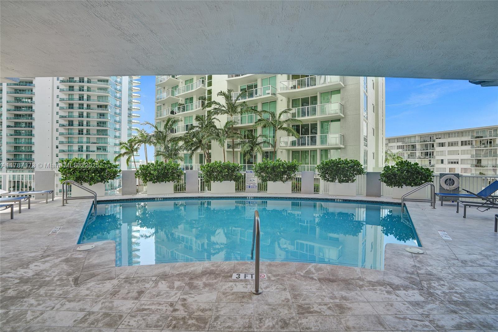 170 Southeast 14th Street, Unit 2907 Miami, FL 33131 - Photo 25 of 30 a view of swimming pool with a patio