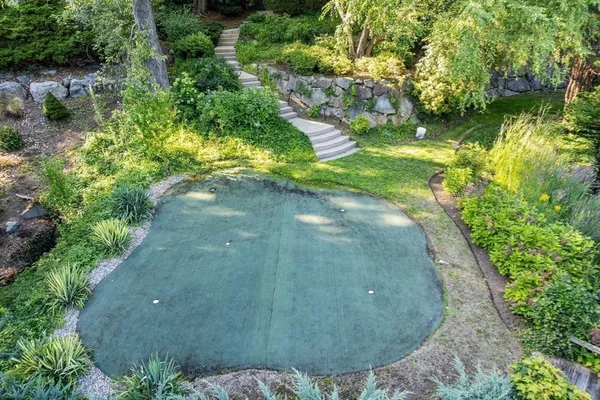 a view of outdoor space and yard