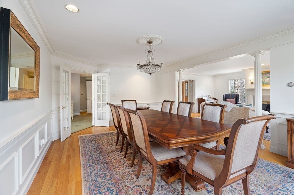 23 Louis Drive Wellesley, MA 02481 - Photo 16 of 42 a view of a dining room with furniture