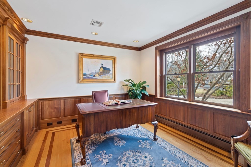 23 Louis Drive Wellesley, MA 02481 - Photo 17 of 42 a workspace with lounge chair and a window