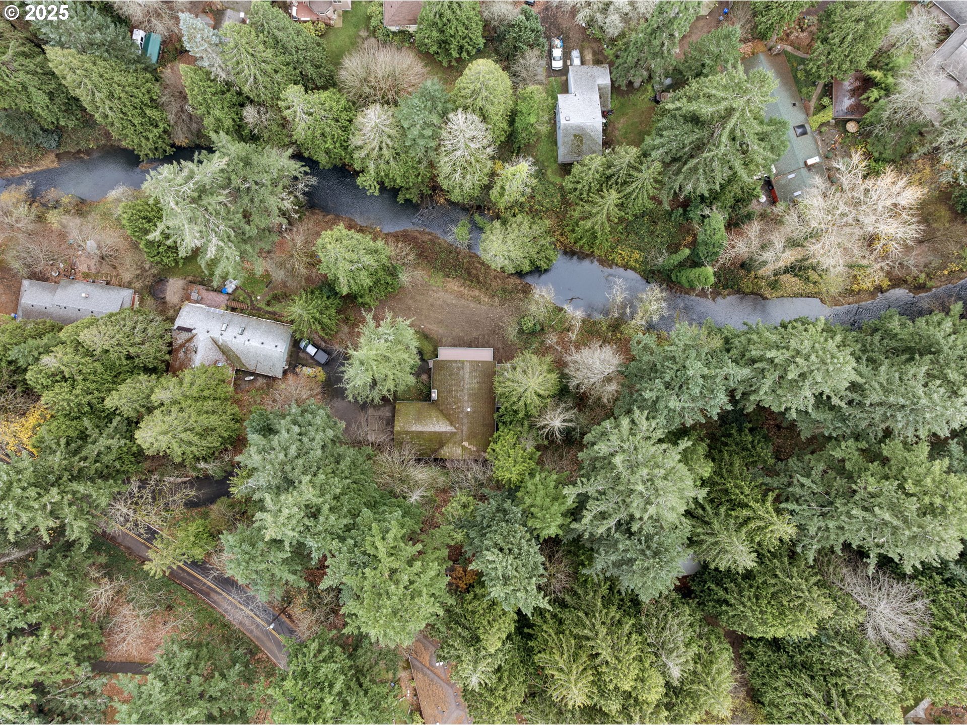 6647 Southeast 122nd Avenue Portland, OR 97266 - Photo 9 of 48 an aerial view of a house with a yard and outdoor space
