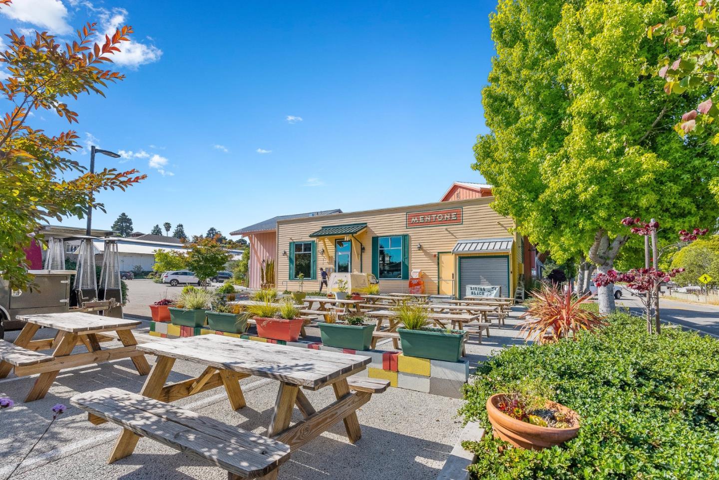 664 Bayview Drive Aptos, CA 95003 - Photo 41 of 46 a front view of a house with patio furniture and fire pit