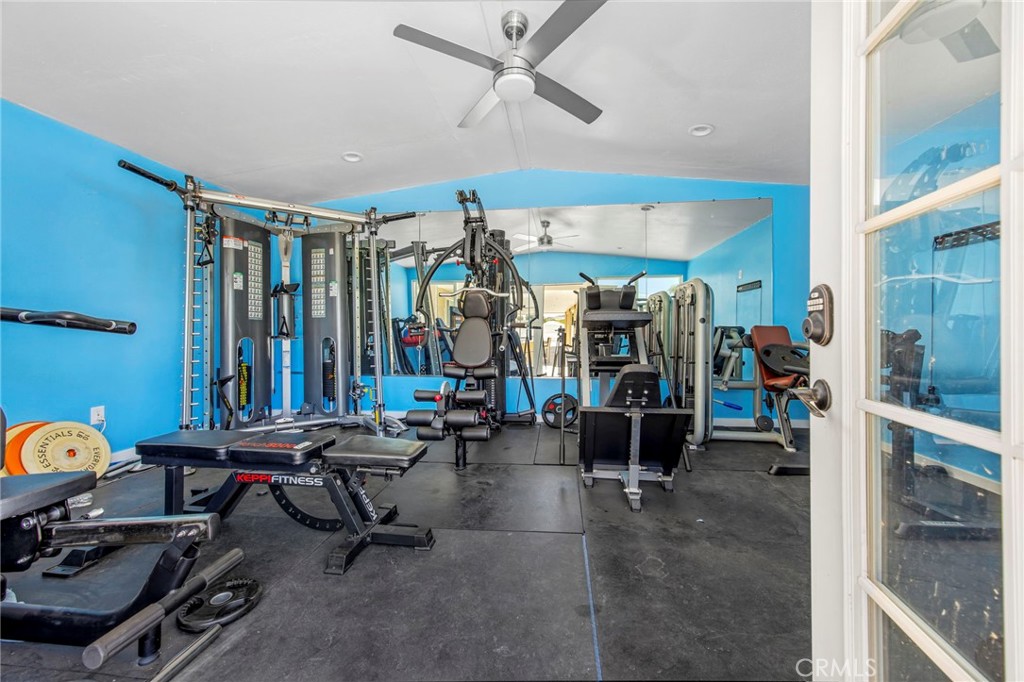 32797 Hayden Road Menifee, CA 92584 - Photo 29 of 51 a view of a room with gym equipment