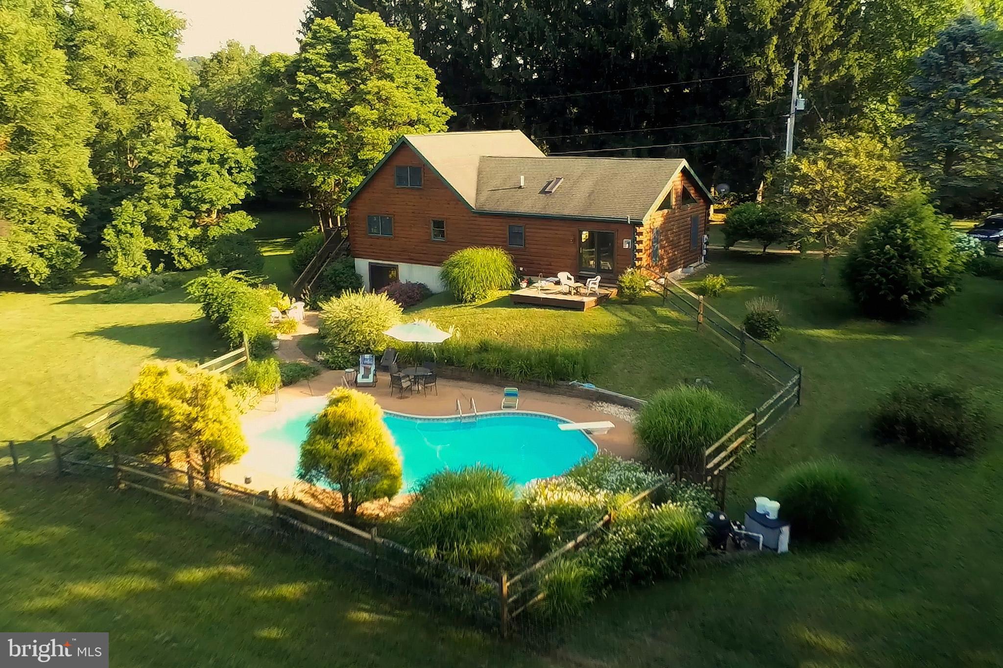 20 Bull Road Barto, PA 19504 - Photo 42 of 68 deck off master suite overlooking the pool