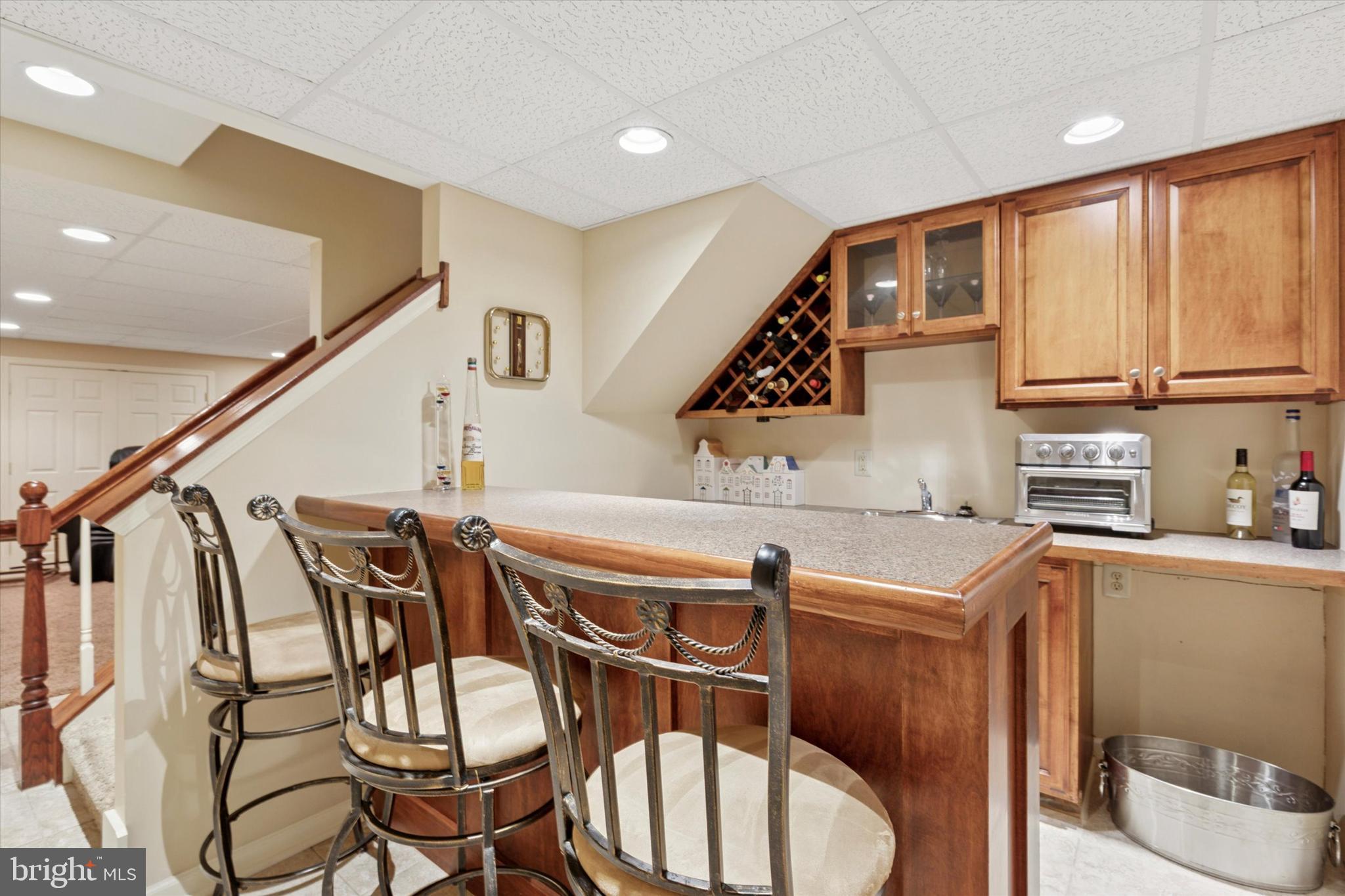 1015 Pheasant Meadow Road Blue Bell, PA 19422 - Photo 54 of 79 Wet bar in lower level.