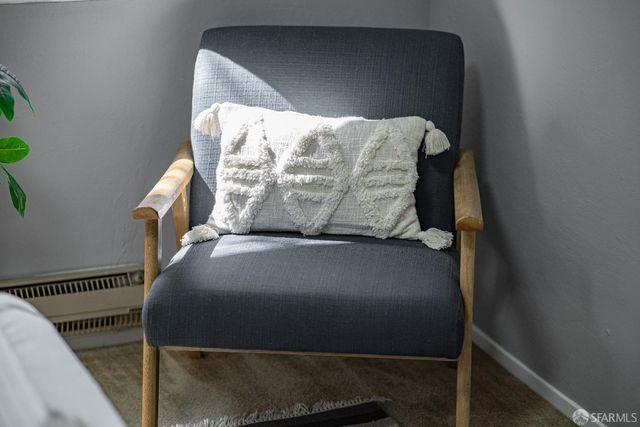 a room with furniture and a window