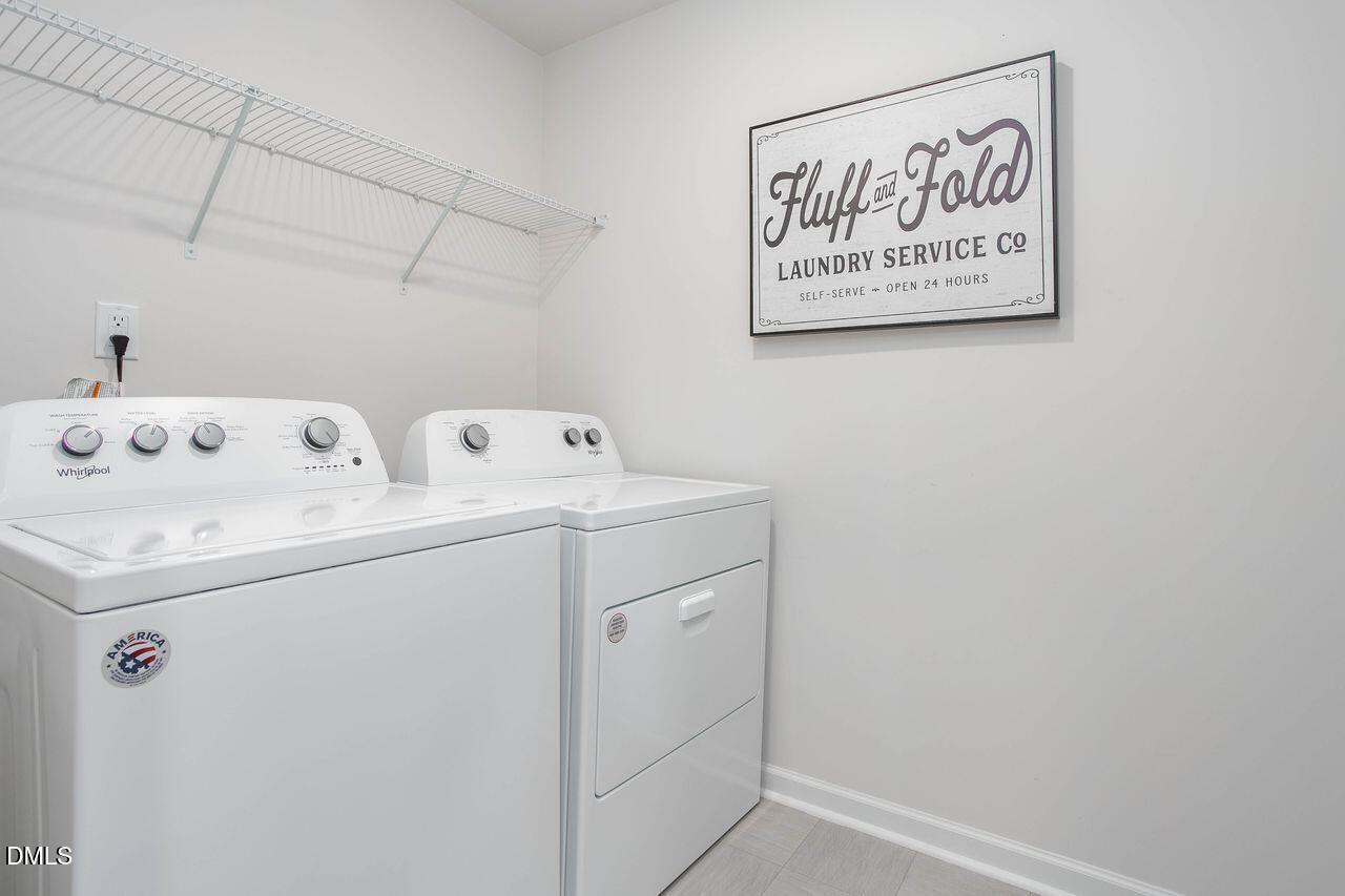 7070 Stockard Road Snow Camp, NC 27349 - Photo 37 of 38 a utility room with dryer and washer