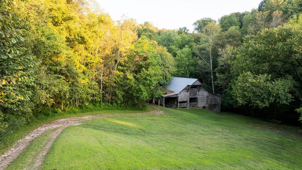 3685 Martin Ervin Road Santa Fe, TN 38482 - Photo 82 of 99 a backyard of a house with yard and trampoline