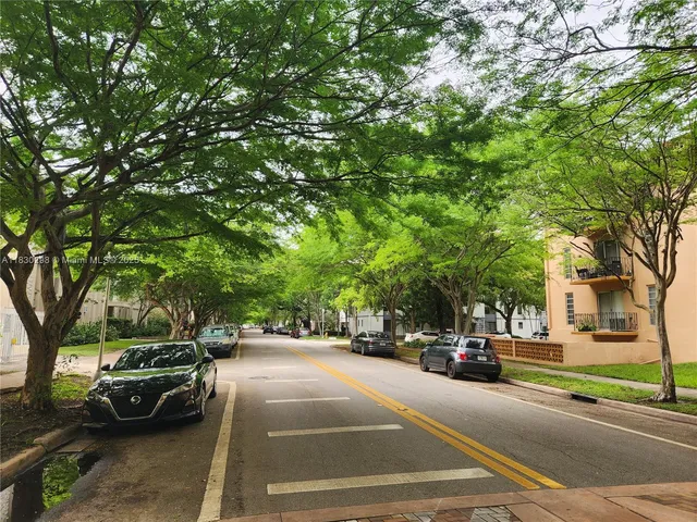 a view of the street