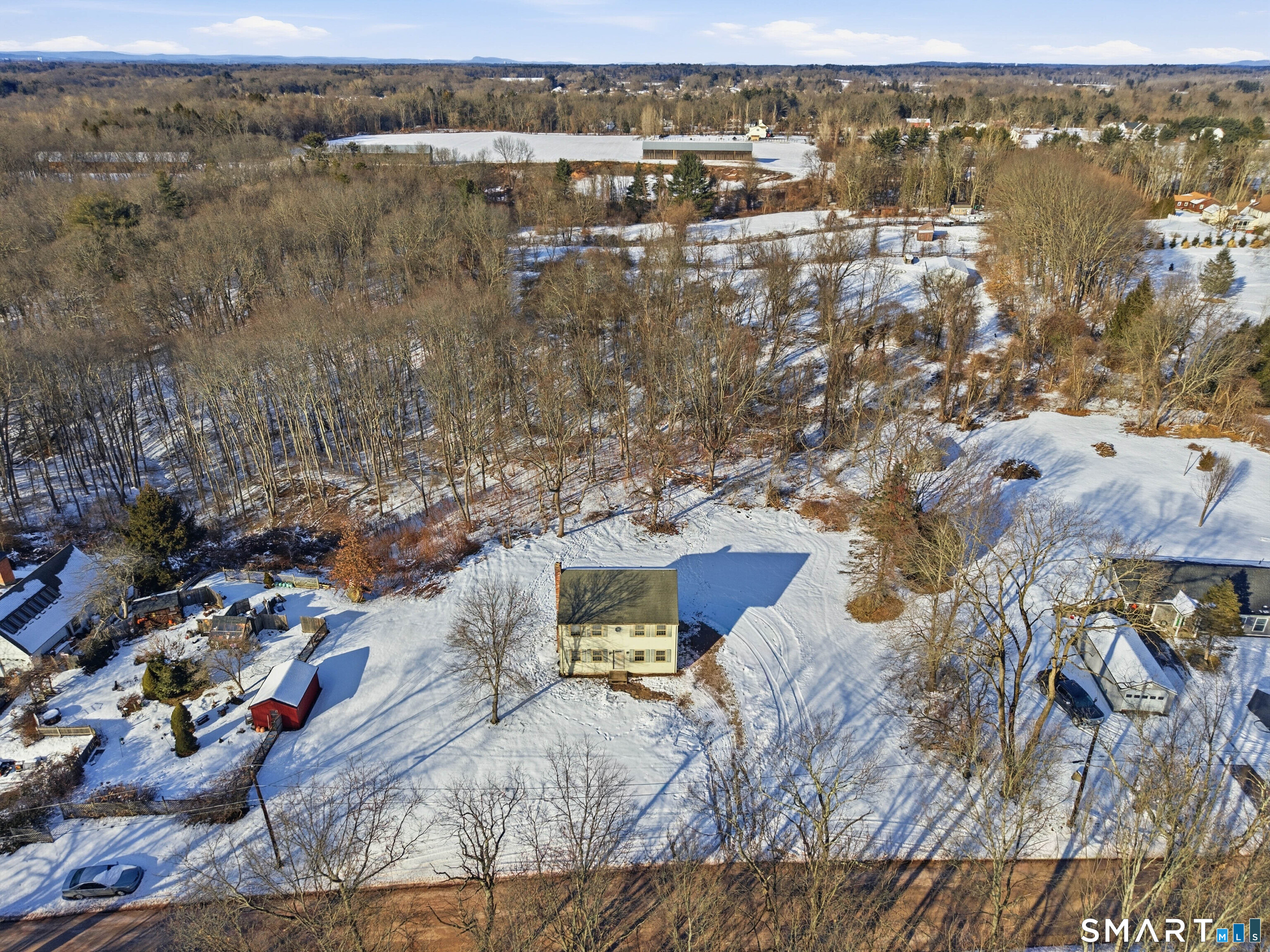 115 Melrose Road East Windsor, CT 06016 - Photo 5 of 28 an aerial view of a house with a yard