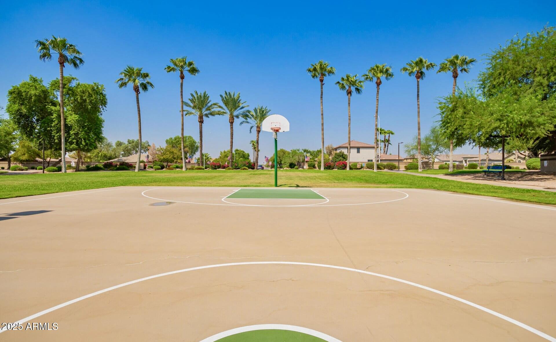 6456 South Nash Way Chandler, AZ 85249 - Photo 49 of 57 a front view of a house with garden