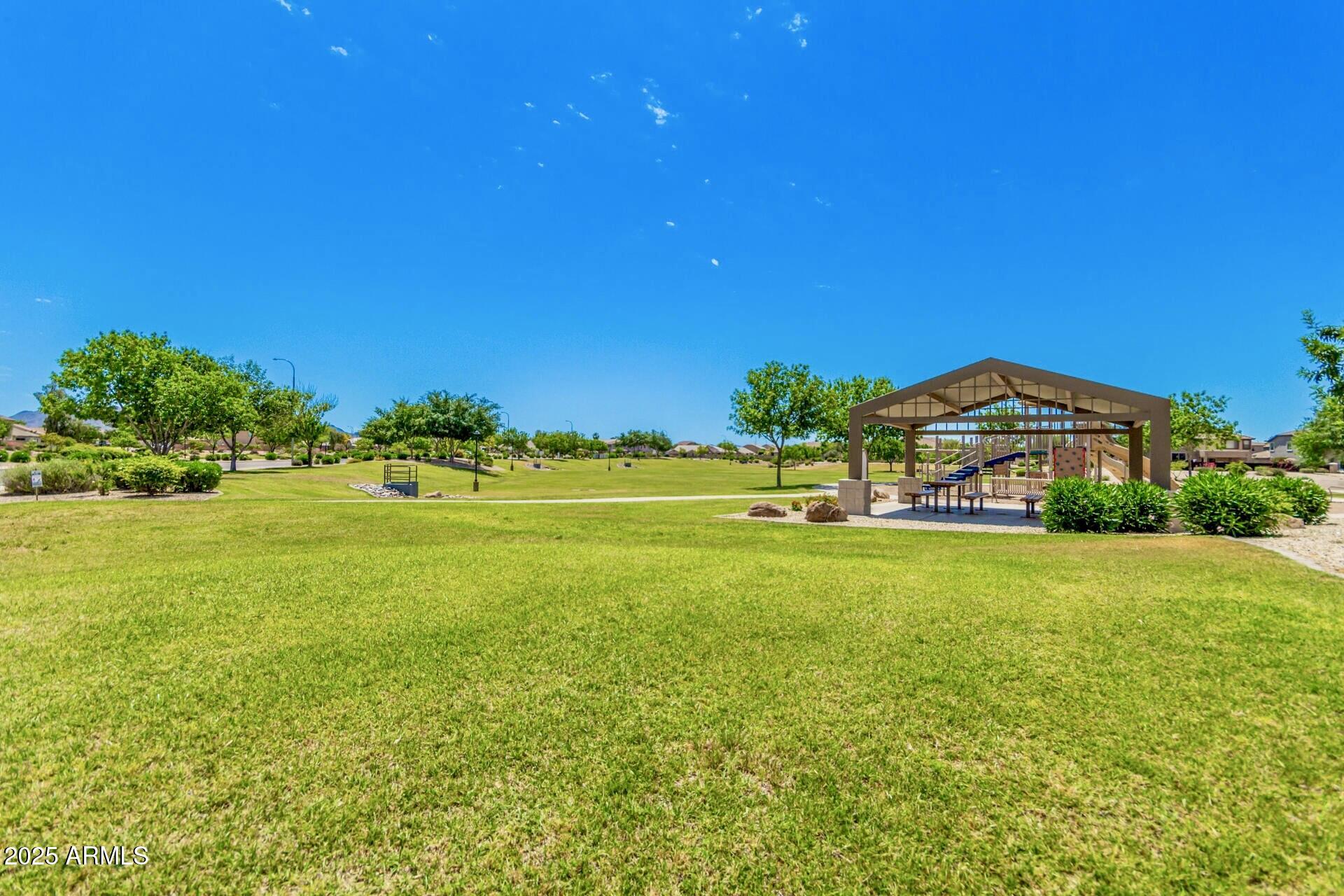 6456 South Nash Way Chandler, AZ 85249 - Photo 56 of 57 a view of a large garden with plants and large trees