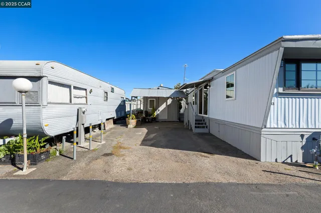 a view of a house with a patio