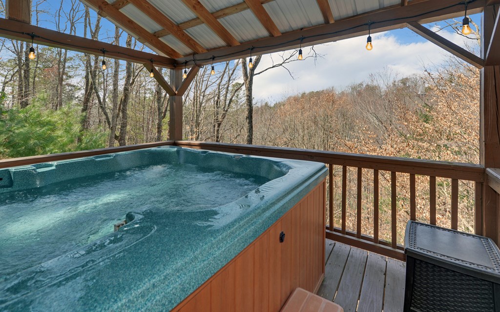 184 Smith Hill Road Blue Ridge, GA 30513 - Photo 20 of 36 a view of swimming pool from a balcony