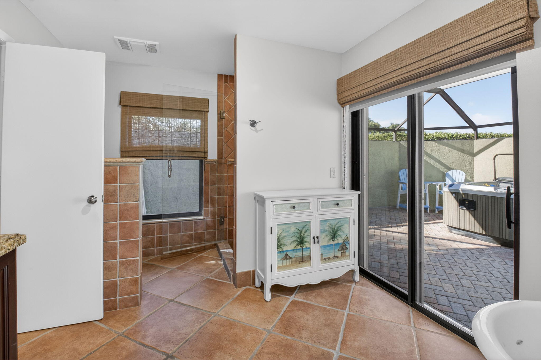 5470 Northwest 3rd Terrace Boca Raton, FL 33487 - Photo 33 of 71 PRIMARY BATH OUT TO JACUZZI AREA