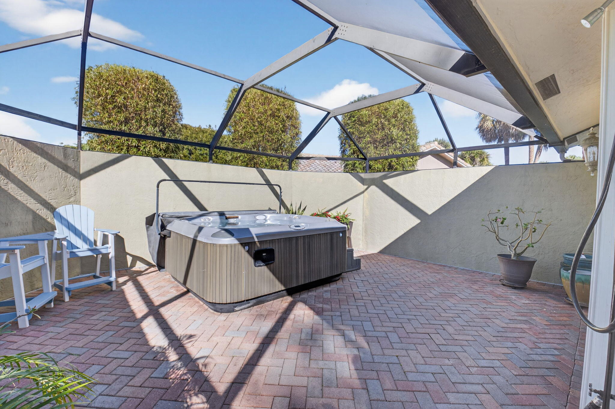 5470 Northwest 3rd Terrace Boca Raton, FL 33487 - Photo 36 of 71 PRIVATE JACUZZI AREA VIEW