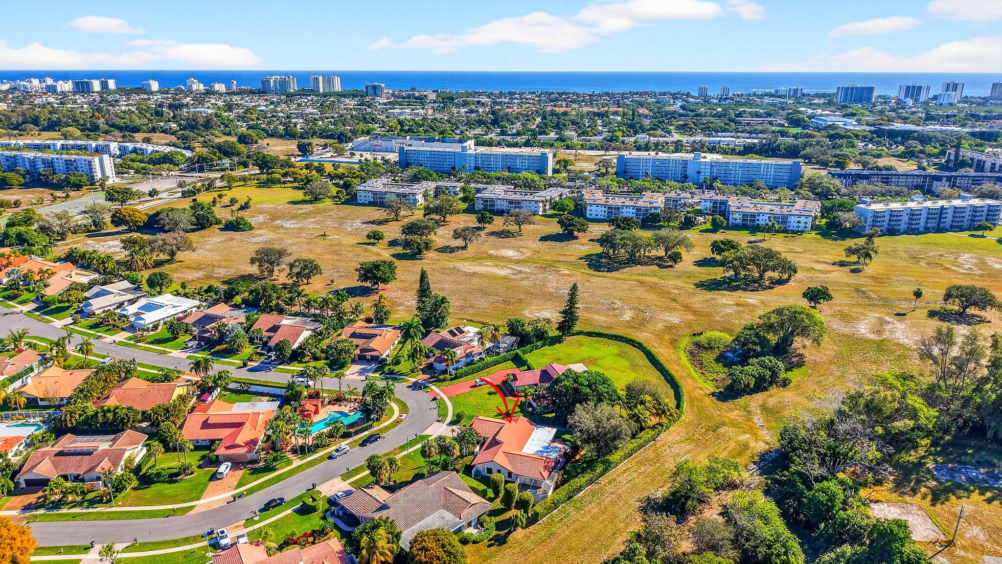 5470 Northwest 3rd Terrace Boca Raton, FL 33487 - Photo 57 of 71 AERIAL VIEW OF PROPERTY