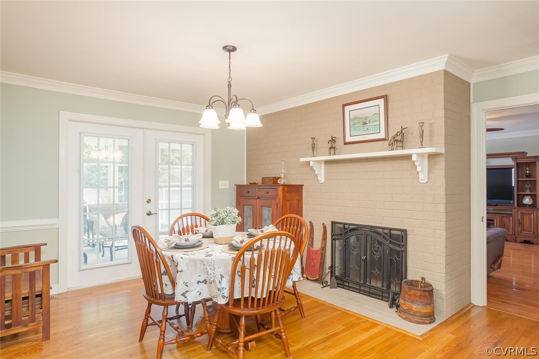 5710 Deep Forest Road Richmond, VA 23237 - Photo 22 of 40 a view of a livingroom with furniture and a fireplace